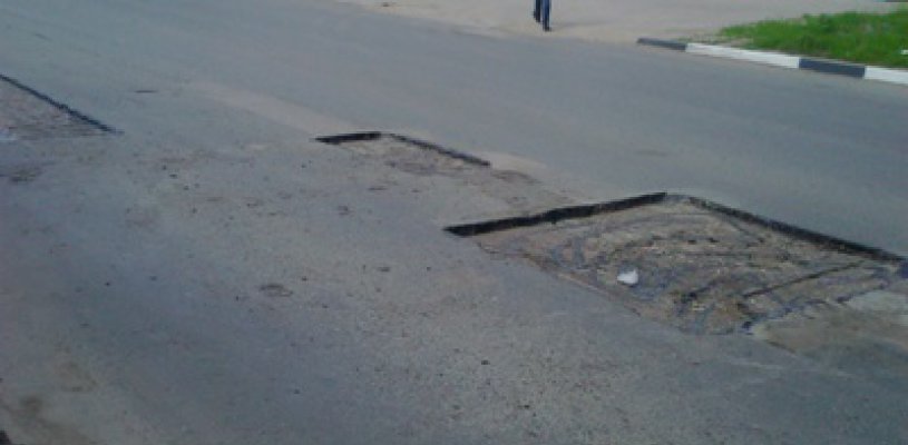 На ул. Крупской продолжается ремонт