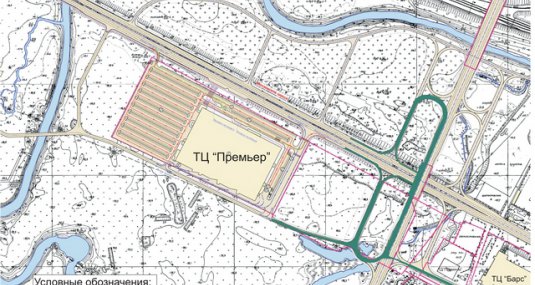 МинТранс рассказал о первых этапах строительства развязки на Московском шоссе между ТЦ "Барс" и ТЦ "Премьер"