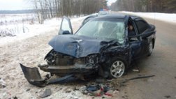В ДТП погибла жена водителя выехавшего на "встречку"