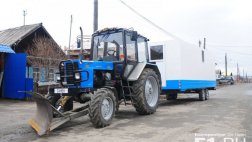 Житель Урала намерен доехать до Крыма на собственном тракторе