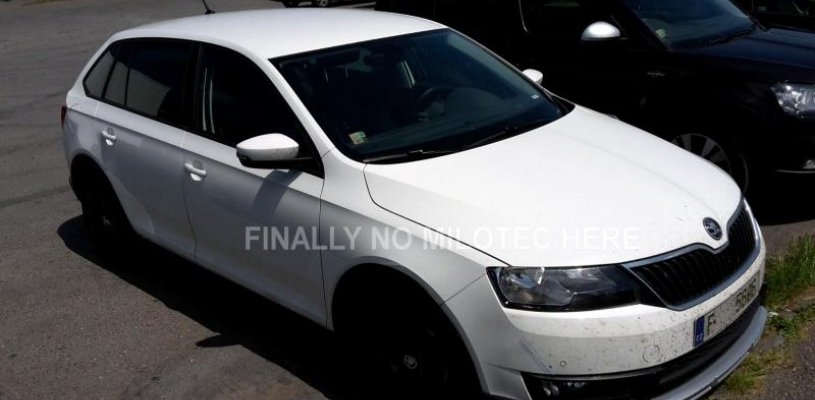 Сделаны первые снимки Skoda Rapid Scout