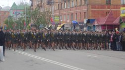 Перекрытие движения 9 мая 2013 года в Рязани (парад и концерт)