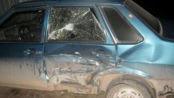 На ул. Новой произошло столкновение автомобилей ВАЗ-2112 и ВАЗ-21099