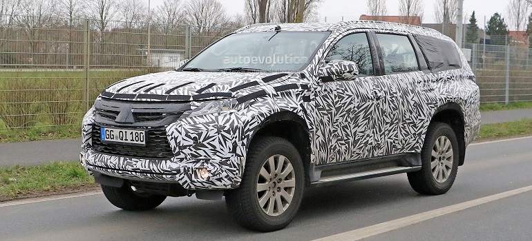 Первые фотографии новго Mitsubishi Pajero Sport просочились в Интернет