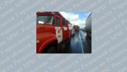 На 241 километре М-5 "Урал" в Спасском районе произошло столкновение двух грузовых автомобилей «Фотон»
