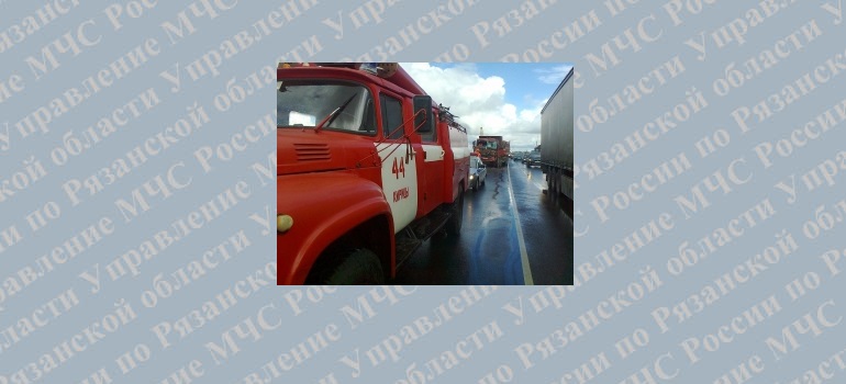 На 241 километре М-5 "Урал" в Спасском районе произошло столкновение двух грузовых автомобилей «Фотон»