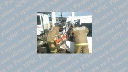На 247 километре автодороги М-6 "Каспий" в Скопинком районе столкнулись ВАЗ-2106, Ford и Mercedes