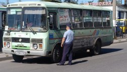 ГИБДД выявлено 251 нарушение ПДД водителями автобусов и запрещено к эксплуатации 9 автобусов