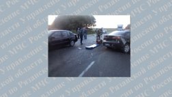 В Шиловском районе два часа назад столкнулись три иномарки