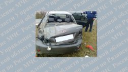 На 237 км М5 в ДТП попал автомобиль Toyota Corolla