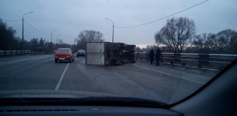 ДТП в поселке Храпово под Рязанью попало в поле зрения видеорегистратора