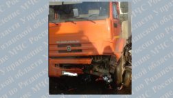 В столкновении Нивы с КаМАЗом вблизи деревни Ровное  пострадали люди