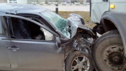 ГИБДД рассказала об утреннем ДТП на ул. Солнечная. Виноват водитель МАЗа