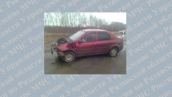 В Михайловском районе на дороге "Рязань-Тула" произошло ДТП с участием ВАЗ-2107 и Renault Logan