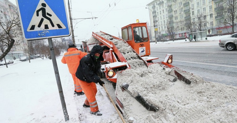 В эту ночь на улицах Рязани работало 121 единица снегоуборочной техники