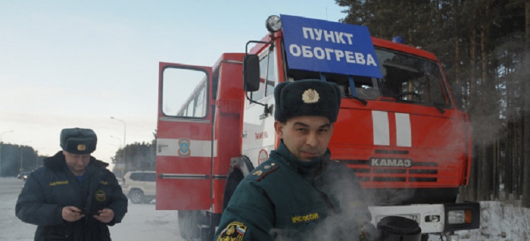 11 оперативных групп МЧС патрулируют дороги Рязанской области