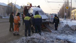 Администрация Рязани предупреждает об уборке города