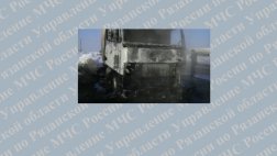 На М-6 в Скопинском районе сгорела фура Volvo