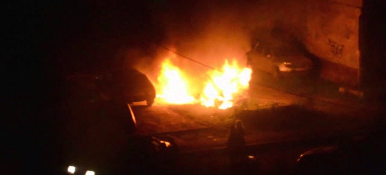 В двух районах Рязанской области практически одновременно загорелись автомобили