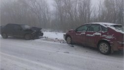 В Шиловском районе произошло столкновение двух легковых автомобилей. Пострадала женщина-водитель