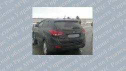 Вблизи деревни Чернышевка столкнулись Opel и Hyundai iX35. Имеются пострадавшие