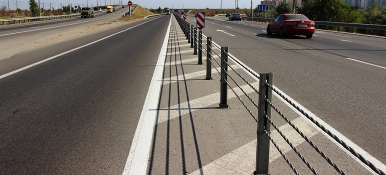 На участке М5 от границы Московской области до Рязани установят осевое троссовое ограждение