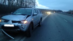 В Спасском районе пензенец на Mitsubishi L200 совершил наезд на пешехода