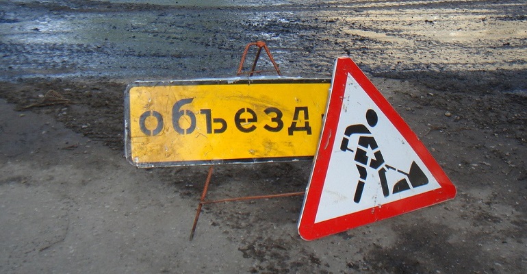 На прошлой неделе произведена заделка выбоин на 20 участках улиц Рязани
