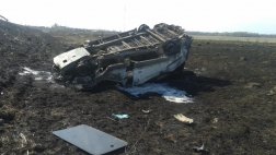 Двое пострадали при опрокидывании Opel в кювет