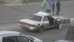 19-летний житель Пронска угнал Toyota и разбил ее в центре Рязани