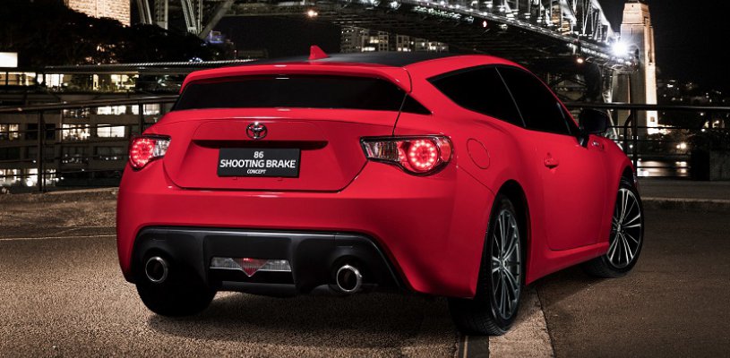 Toyota продемонстрировала публике двухдверный универсал на базе купе GT86