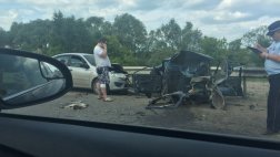 На Северной окружной дороге Рязани произошло массовое ДТП