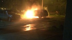 Этой ночью в Рязани сгорело несколько автомобилей