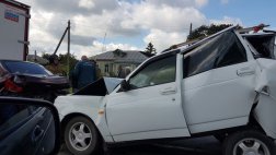 В ДТП у поворота на Рыбное пострадало 4-ре человека