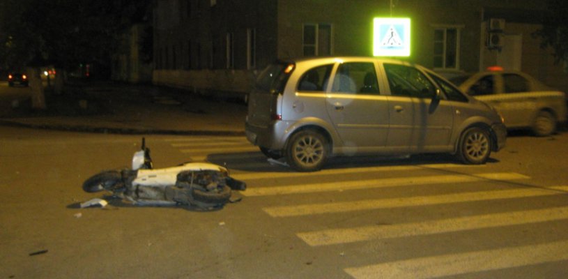 17-летний скутерист за один день дважды стал участником ДТП