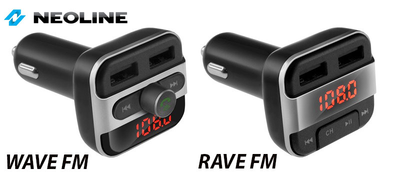 Neoline представляет FM-трансмиттеры Wave FM и Rave FM