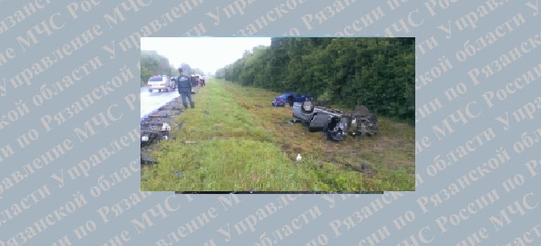 На 321 км М-5 в Путятинском районе столкнулись три авто. Имеются пострадавшие