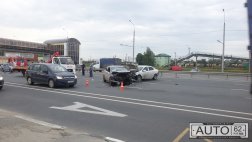 У ж/д станции Дягилево столкнулись две иномарки