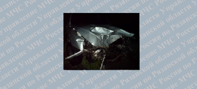 В Сасовском районе произошло столкновение легкового автомобиля Honda и грузового Iveco
