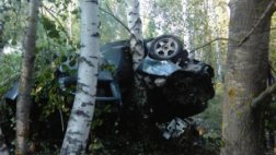 На автодороге «Сапожок-Хмелевое-Пустотино-Троица» водитель «Лада Приора» совершил съезд в кювет