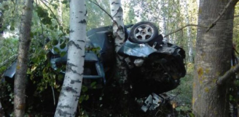 На автодороге «Сапожок-Хмелевое-Пустотино-Троица» водитель «Лада Приора» совершил съезд в кювет
