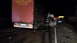 Водитель на фуре МАЗ смял пять автомобилей на М5 в Путятинском районе