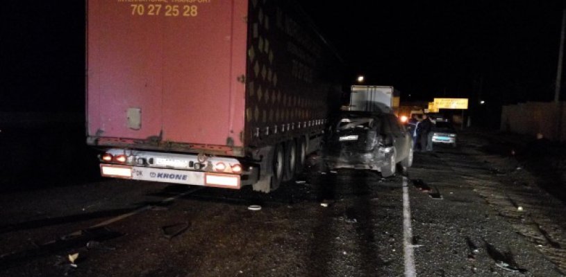 Водитель на фуре МАЗ смял пять автомобилей на М5 в Путятинском районе