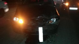 В Рязани на Северной окружной дороге столкнулись Renault Logan и SsangYong Kyron