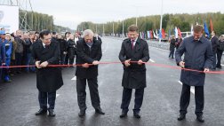Сегодня открыли новый участок трассы М-5 — обход Кириц и Сушек длиной 12,666 км
