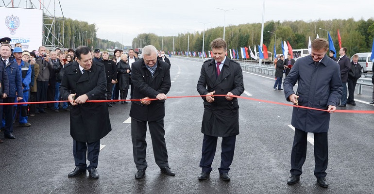 Сегодня открыли новый участок трассы М-5 — обход Кириц и Сушек длиной 12,666 км