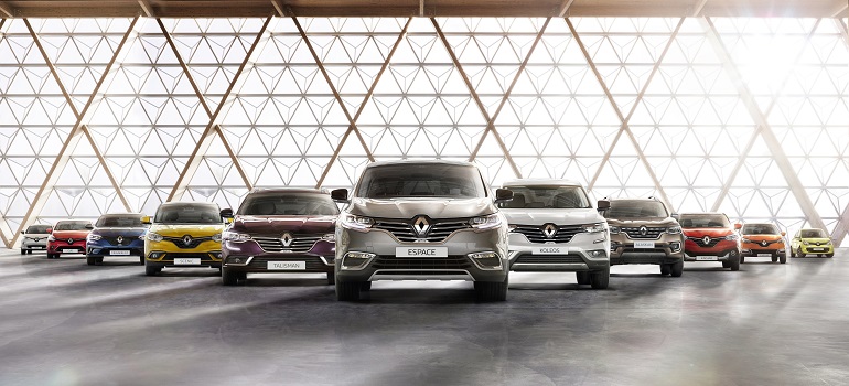 Renault на парижском автомобильном салоне 2016 представила полностью обновленную модельную линейку