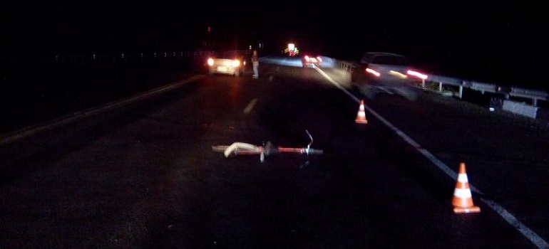 В Рыбновском районе на М5 в ДТП попал велосипедист
