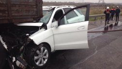 ГИБДД сообщила подробности ДТП с участием Mercedes ML-350 и КамАЗа на М5