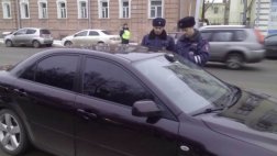 ГИБДД провела очередной рейд по выявлению избыточно тонированных авто
